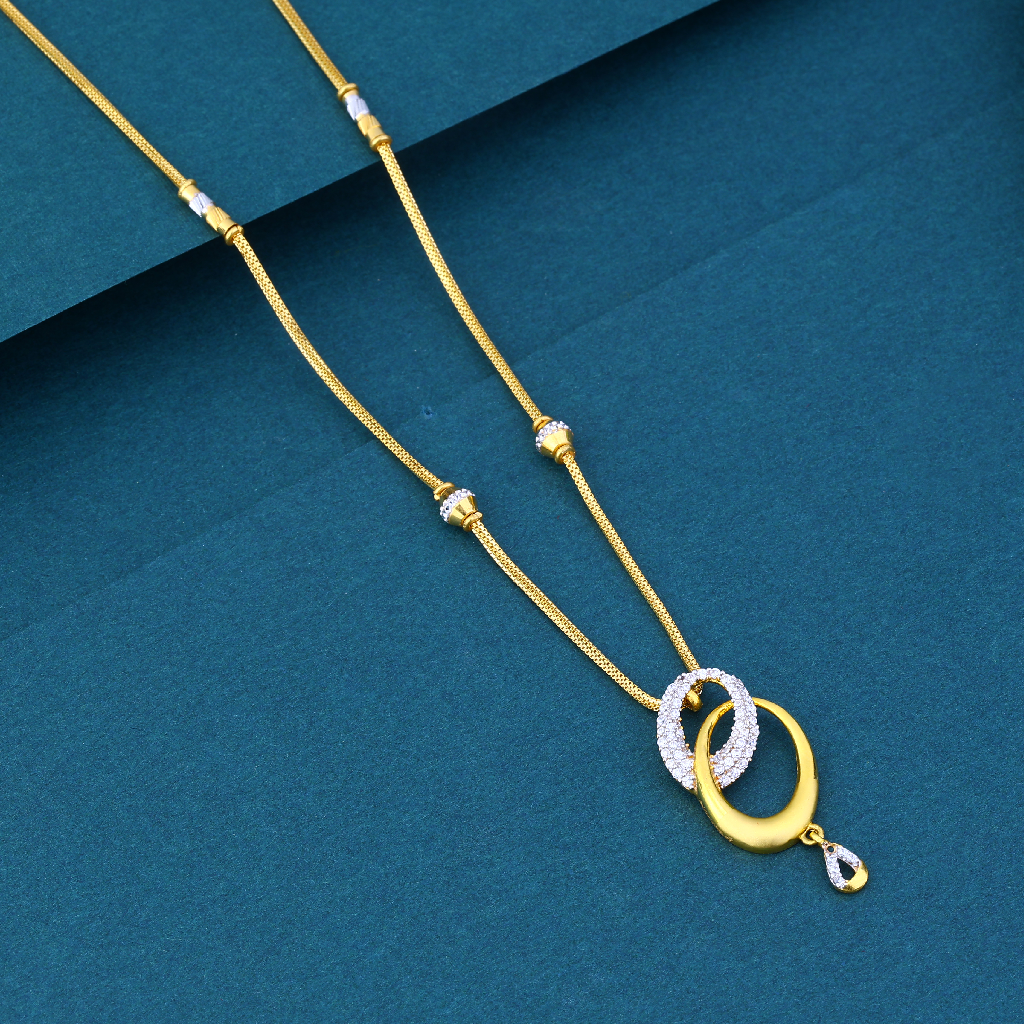 22k gold two tone ladies necklace set