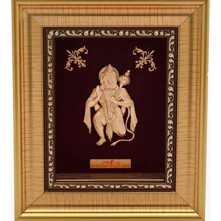 24k gold leaf hanumanji frame