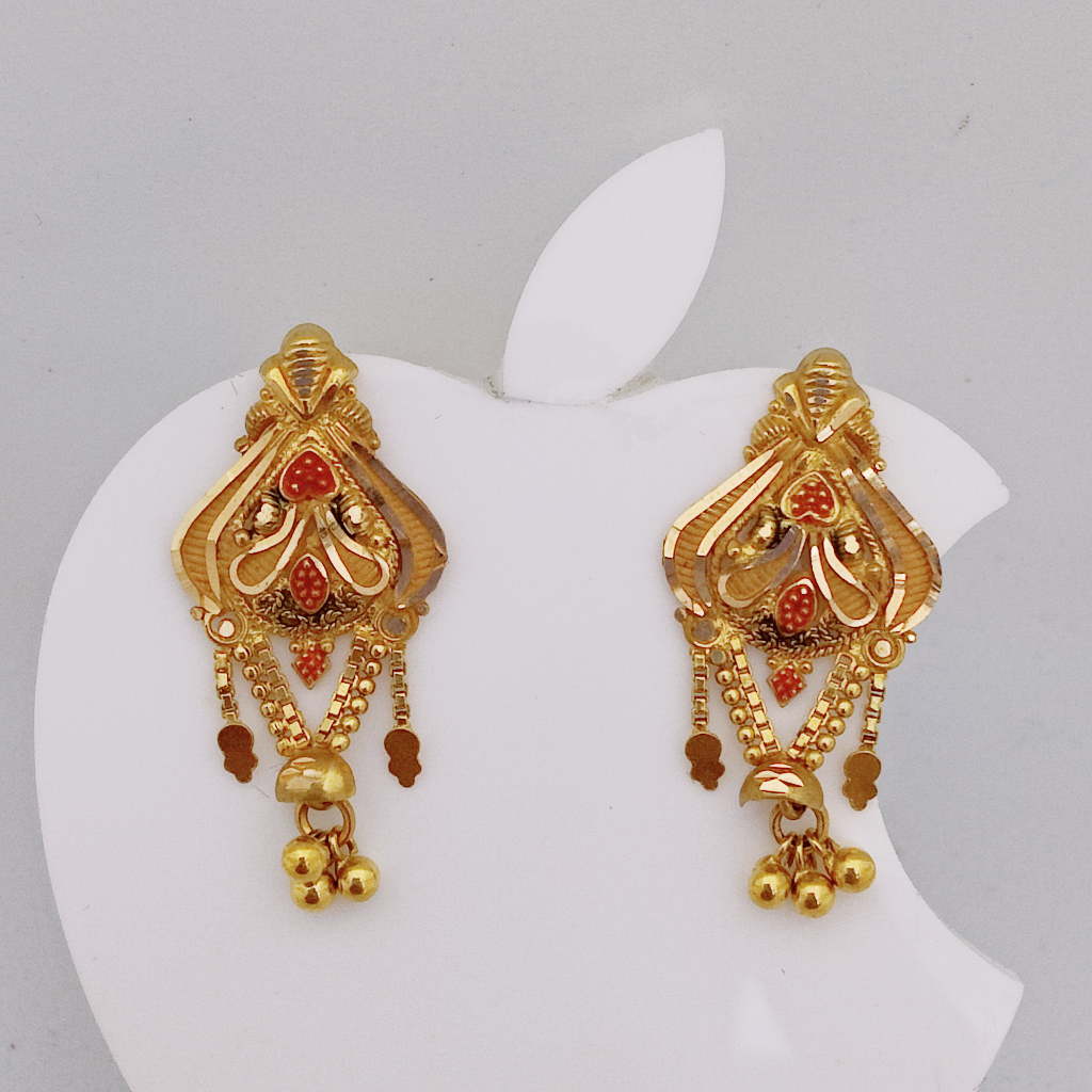 20k Gold Exclusive Hanging Design Ledies Earring