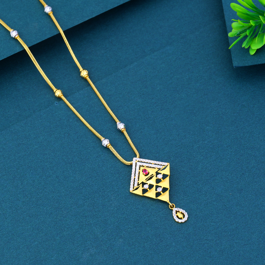 22k Gold Exclusive Mat Finish Necklace Set