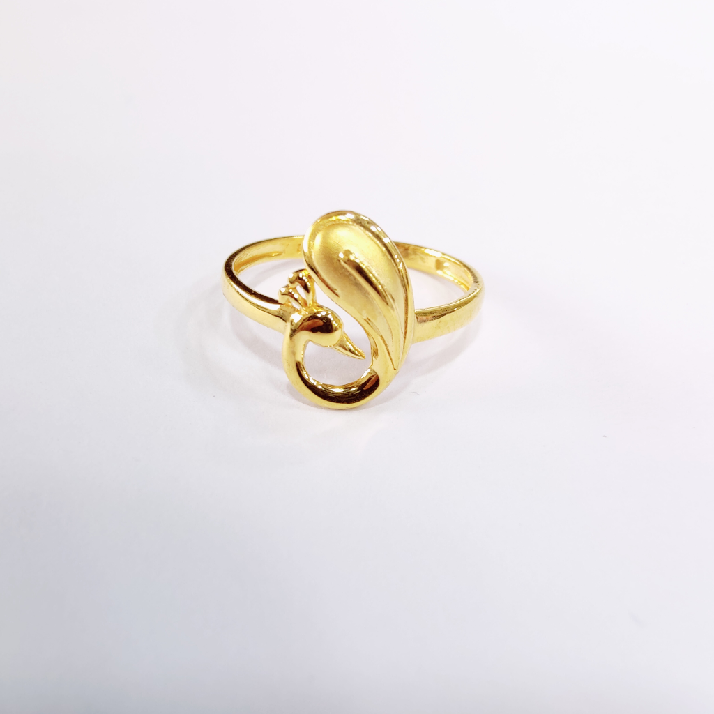 Plain Curve Design Gold Ring 01-10 - SPE Gold,Chennai