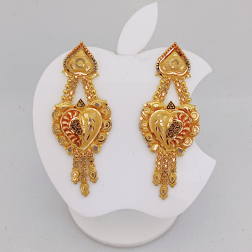 22k Gold Exclusive Set Design Earring by 
