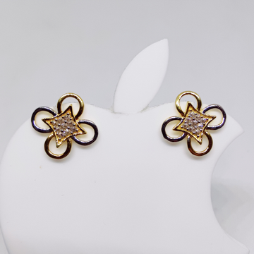 18k gold diamond flower design tops by 