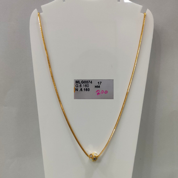 916 Gold Hallmark Dokiya Chain by 