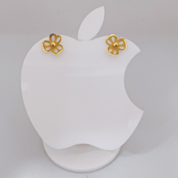 22k Gold Exclusive Flower Design Earring by 