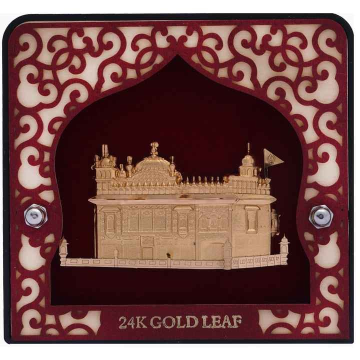 24k gold leaf Temple  gifteble frame by 