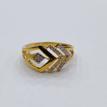 22k gold contemporary diamond ladies ring by 