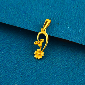22K 916 Gold flower design pendants by 