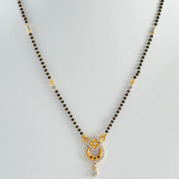 916 gold fancy single line mangalsutra by 