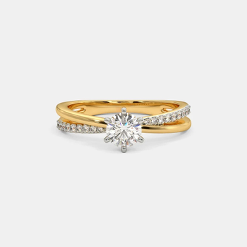 22k gold single stone ladies solitaire ring by 