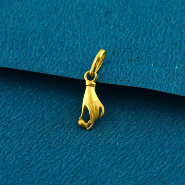 22k Gold Hand shape Design Pendant by 