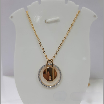 916 gold lock shape Necklace by 
