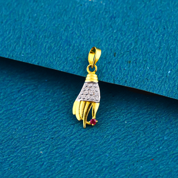 18K Gold Gorgeous Design Pendant by 