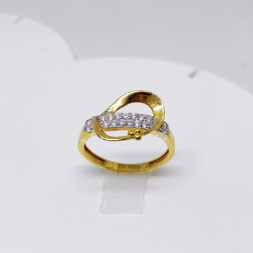 22K Gold Diamond Ladies Ring by 