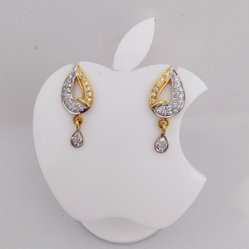 22k gold exclusive stone sitting ladies earring by 