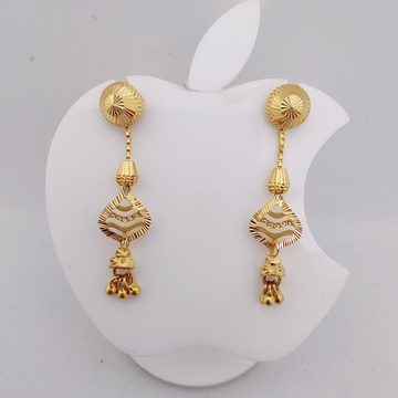 22k Gold Round Shape Tops Latkan Earring by 