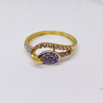 22k gold diamond Shining ladies ring by 