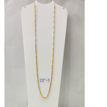 22KT Gold Plain Chain  by 