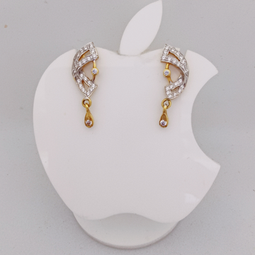 22k Gold Exclusive Stone Design Earring by 
