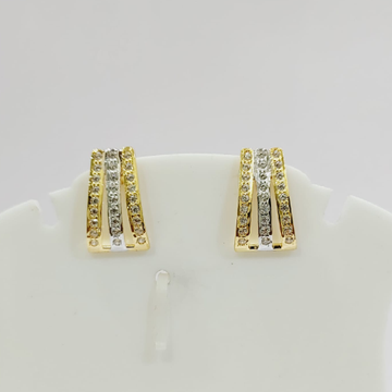 22k Yellow gold Plain CZ tops by 