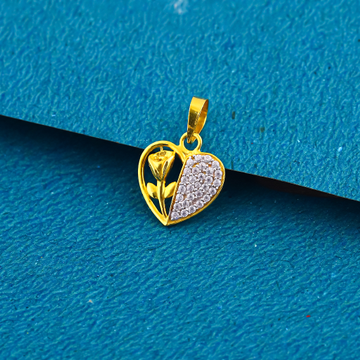 18K Gold Heart Shape Design Premium Gold Pendant F... by 