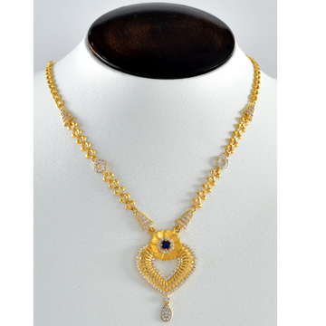 916 Gold Necklace AJ-007 by 