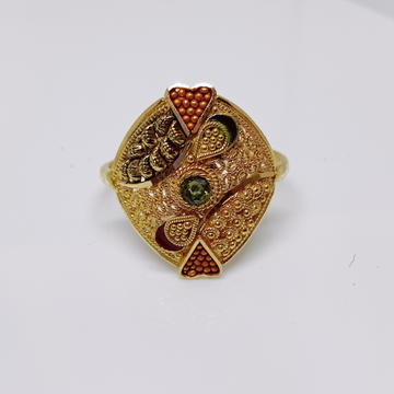 22k gold exclusive kalkatti ladies ring by 