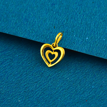 22K Double Heart Shape Design Gold Fancy Pendant F... by 
