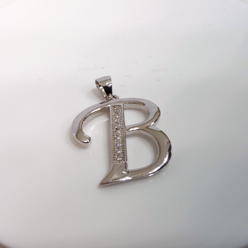 925 silver B alphabet pendant by 