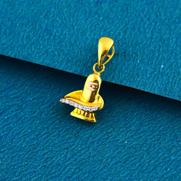 18K Gold Exclusive Shivling Pendant by 