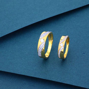 22K916 Gold Couple Diamond fancy ring by 