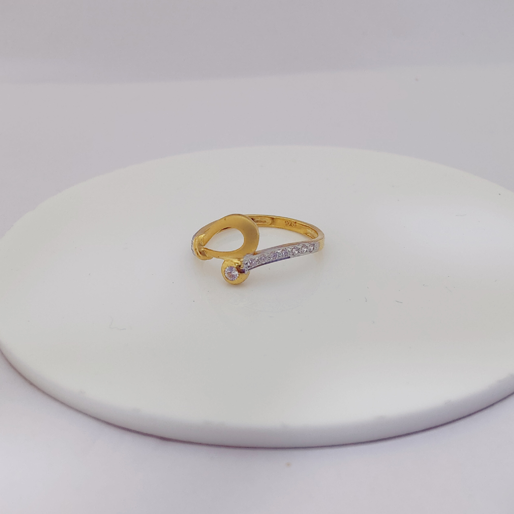 22k Gold Exclusive Cross Stone Ring