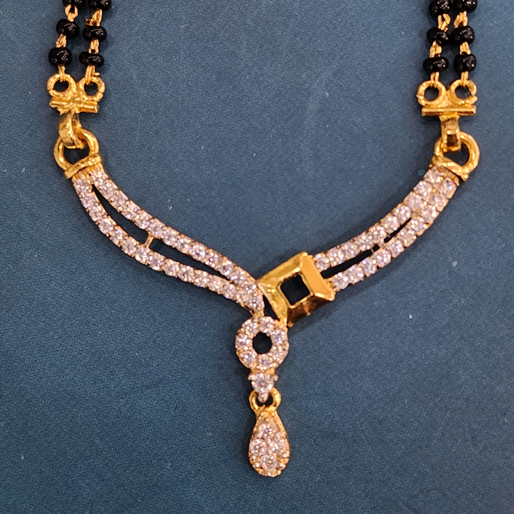 1.gram gold forming Light Weight  mangalsutra