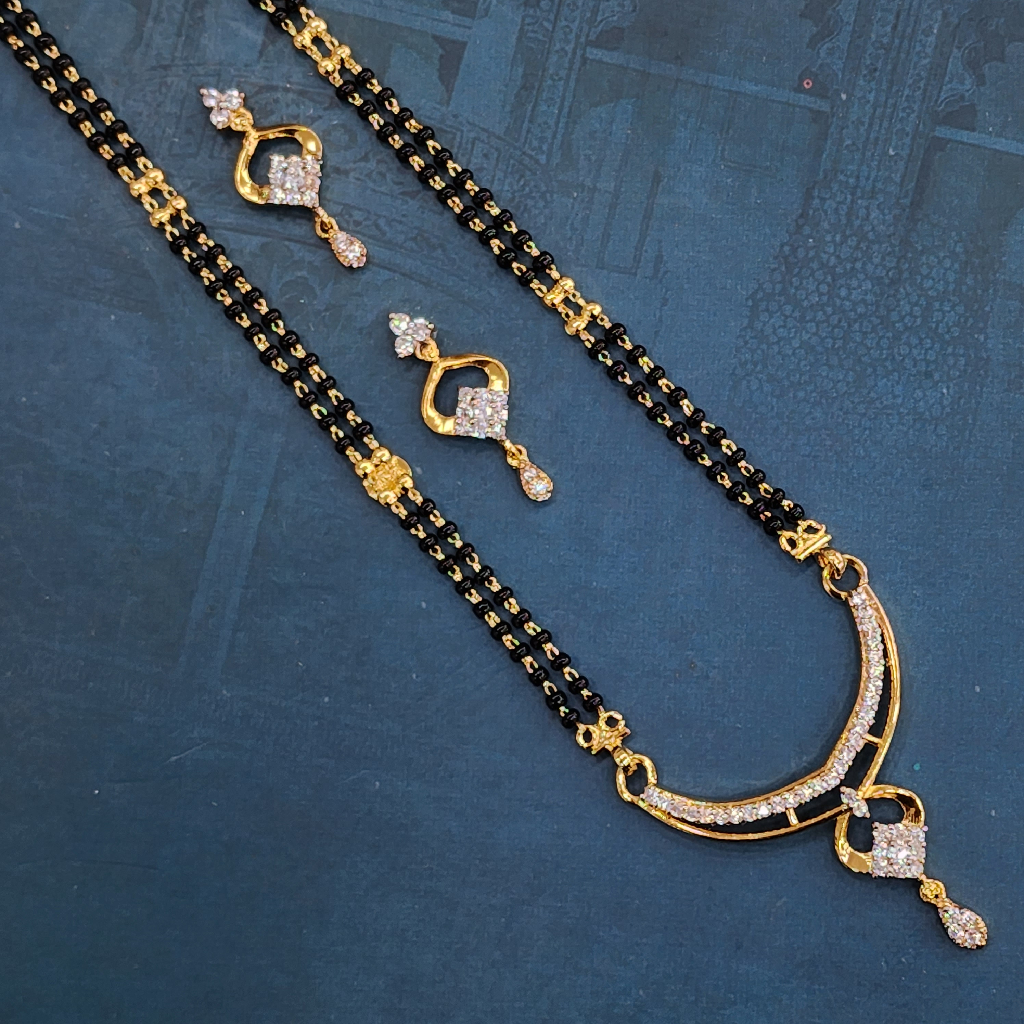 1.gram gold forming Ethnic Design jewellery mangalsutra