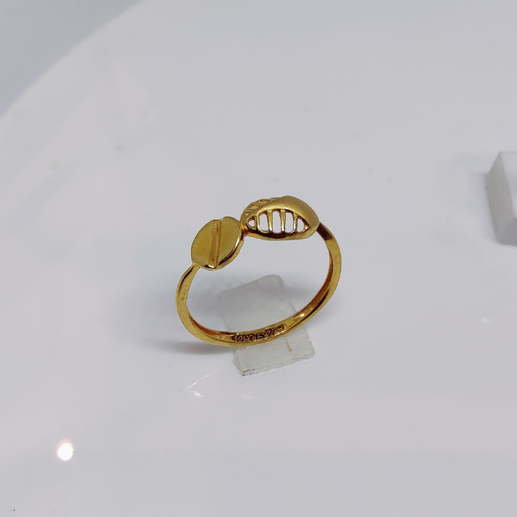 22k Gold Plain Ladies Ring
