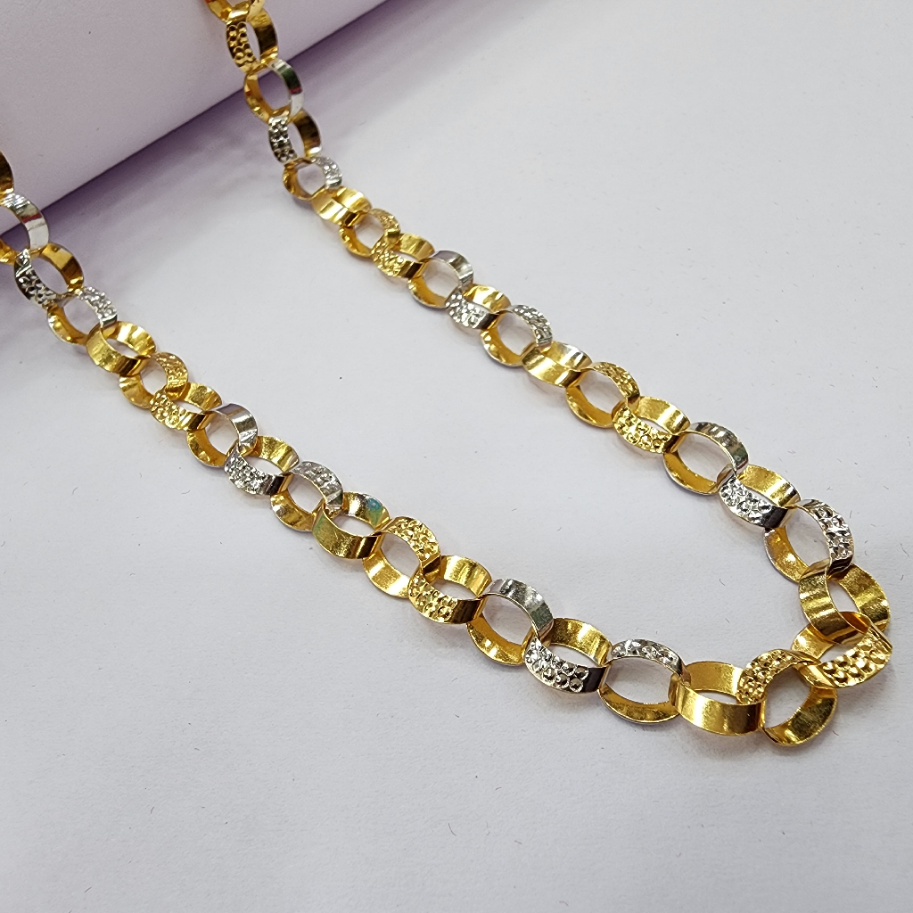 22k 916 gold exclusive Rodium chain