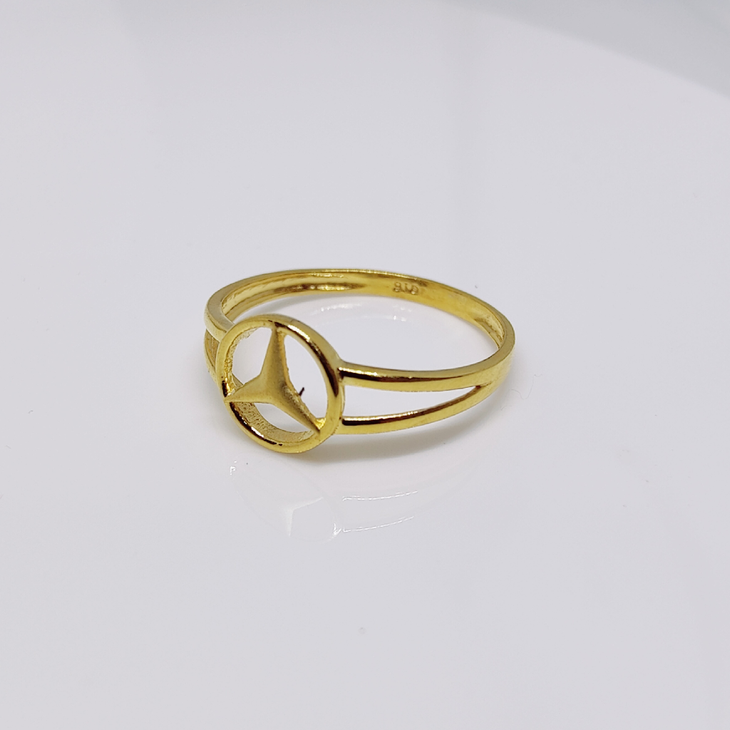 22k gold plain design ladies ring