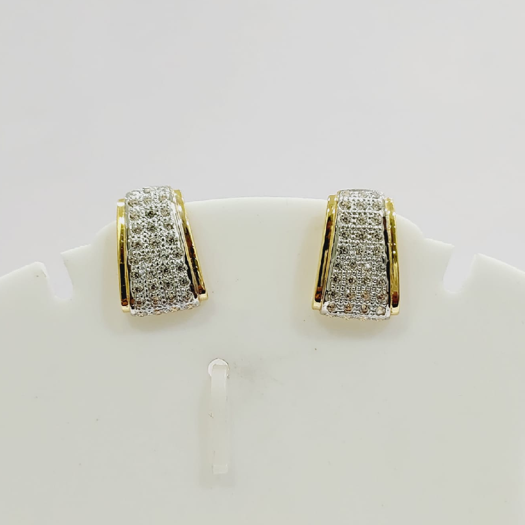 916 yellow gold Sparkling CZ Tops