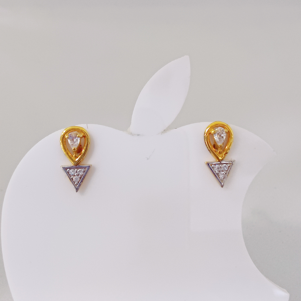 22k gold exclusive stone ladies earring