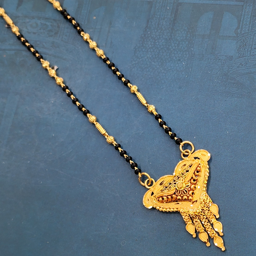 1.gram gold forming fashion Simple  jewellery mangalsutra