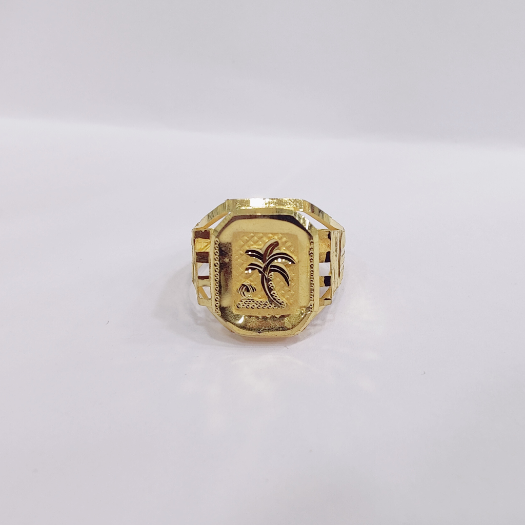 22k Gold Coconut Tree Design Ring