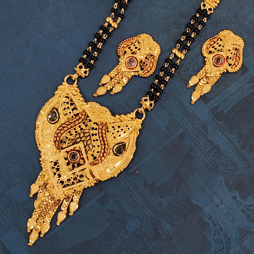 1. gram gold Unique forming fashion jewellery mangalsutra