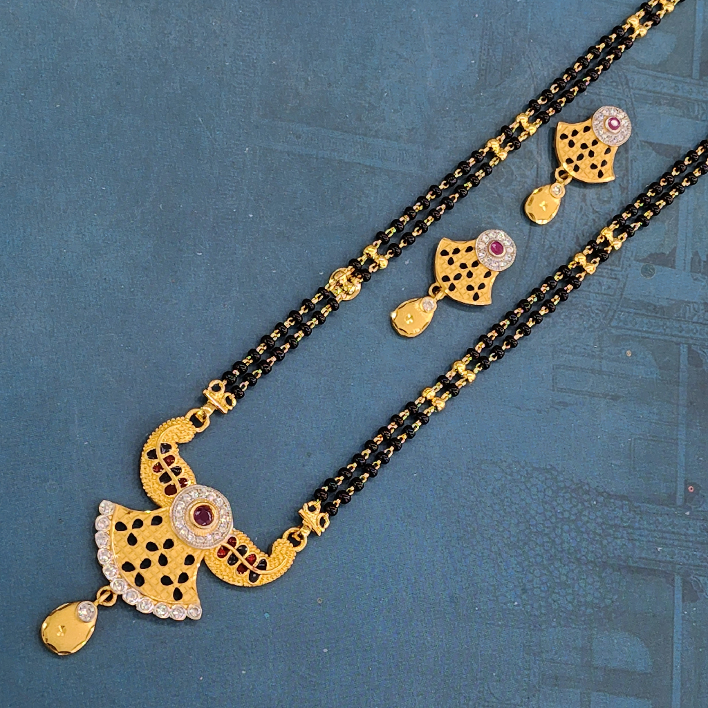 1.gram gold forming Attractive Design  mangalsutra