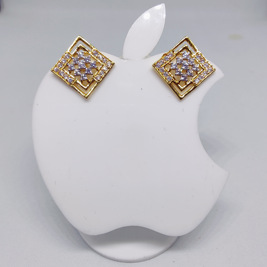 22k Gold Exclusive Square Shape Ladies Earring