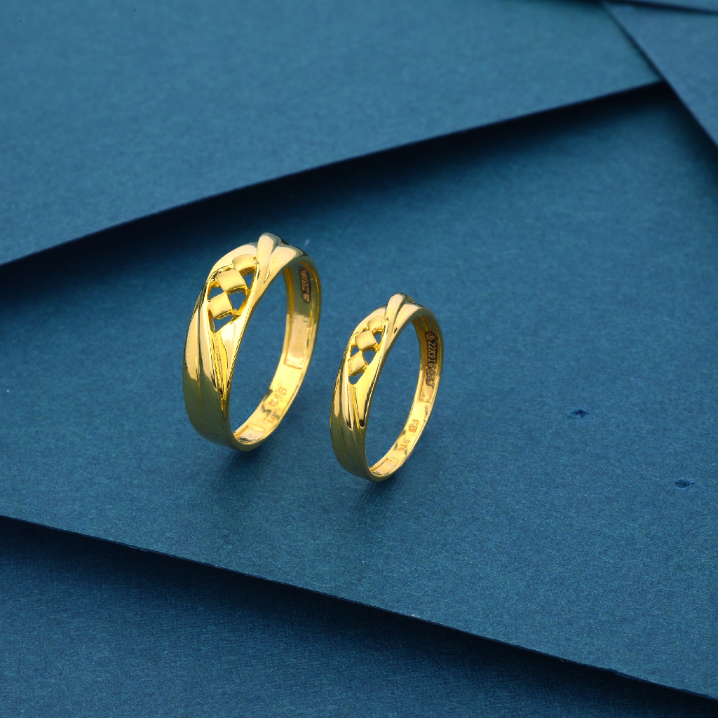 22 K Gold Couple Ring