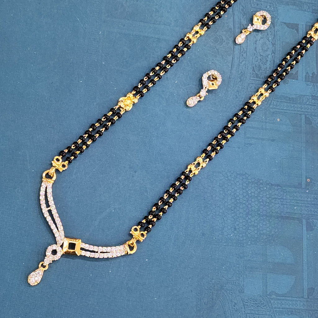 1.gram gold forming Light Weight  mangalsutra