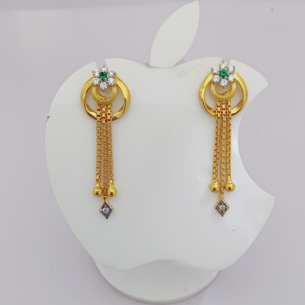 22k Gold Exclusive Hanging Design Earring