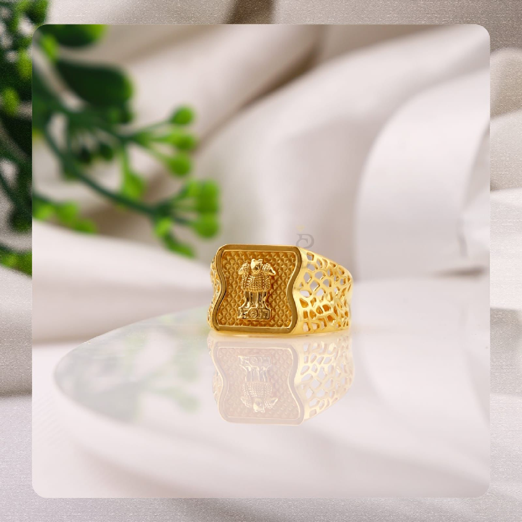 Ashok stambh Gold Ring | Mens gold jewelry, Gold ring designs, Antique  jewelry indian