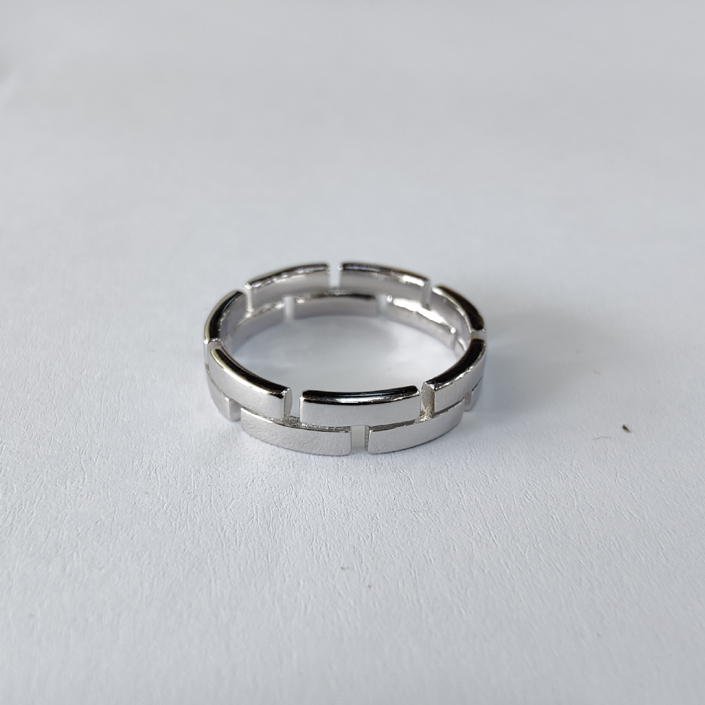 925 sterling silver round ring for ladies and gents 