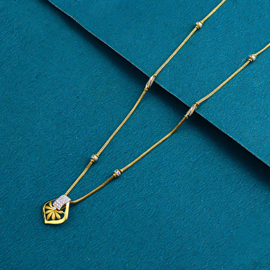 22K Gold Fancy Flower Design Dokiya